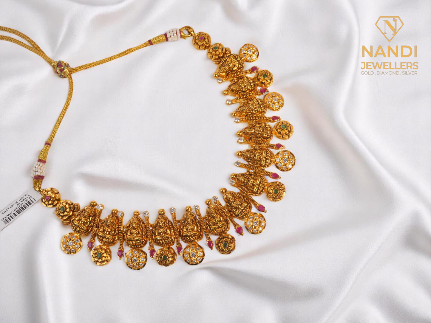 Gold Nakshi Bottumala Bridal Jewellery Set