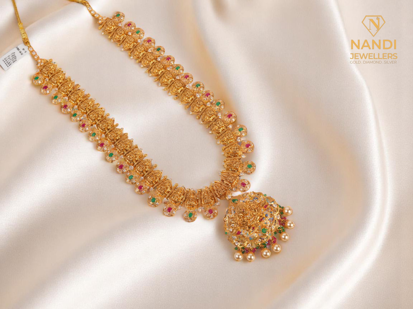 Gold Nakshi Bottumala Bridal Jewellery Set