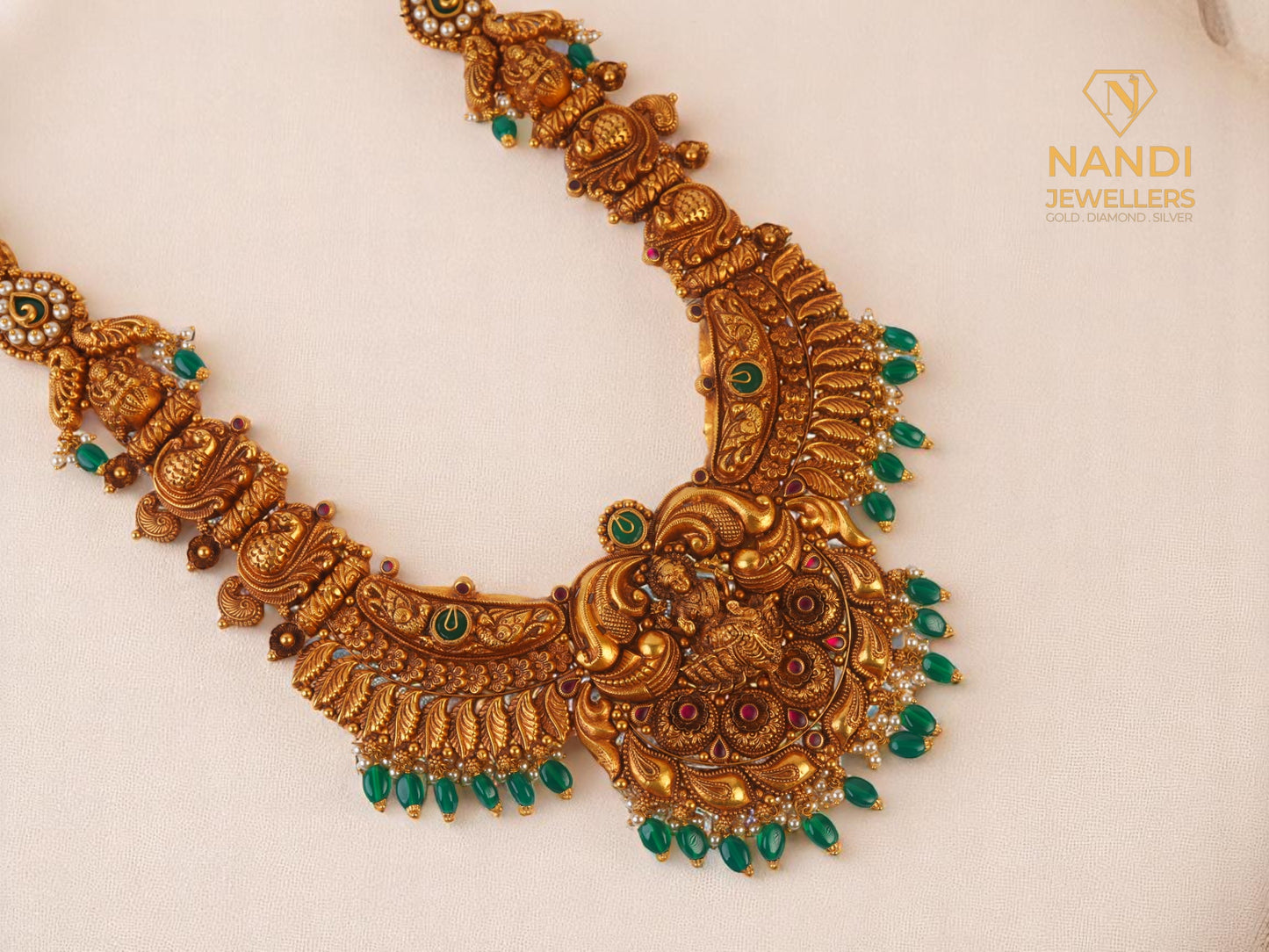 Majestic Lakshmi Gold Haaram