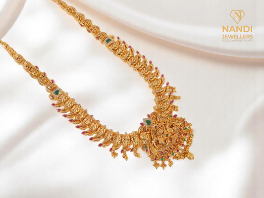 Classic Floral Gold Haaram